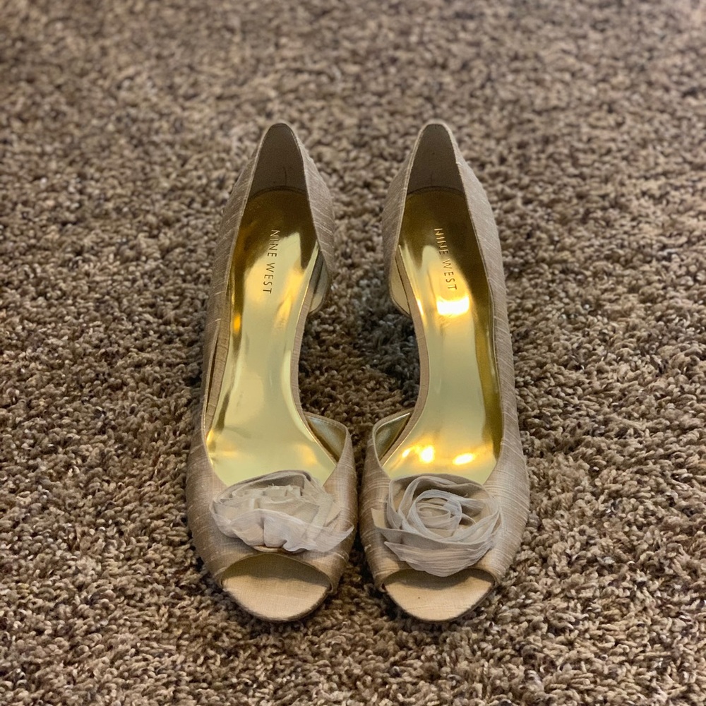 Nine West Beige Heel Size 10